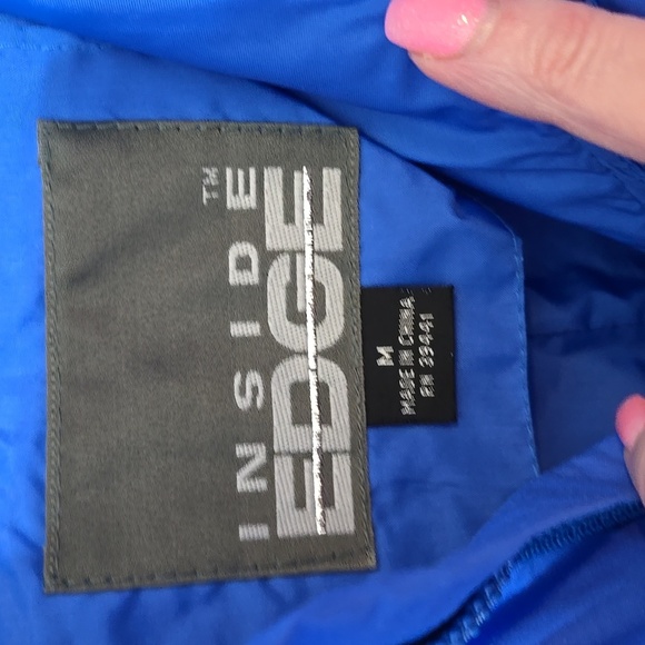 Inside EDGE SNOW BOARD SKI WINTER PANTS SIZE MEDIUM ROYAL BLUE - Picture 2 of 8